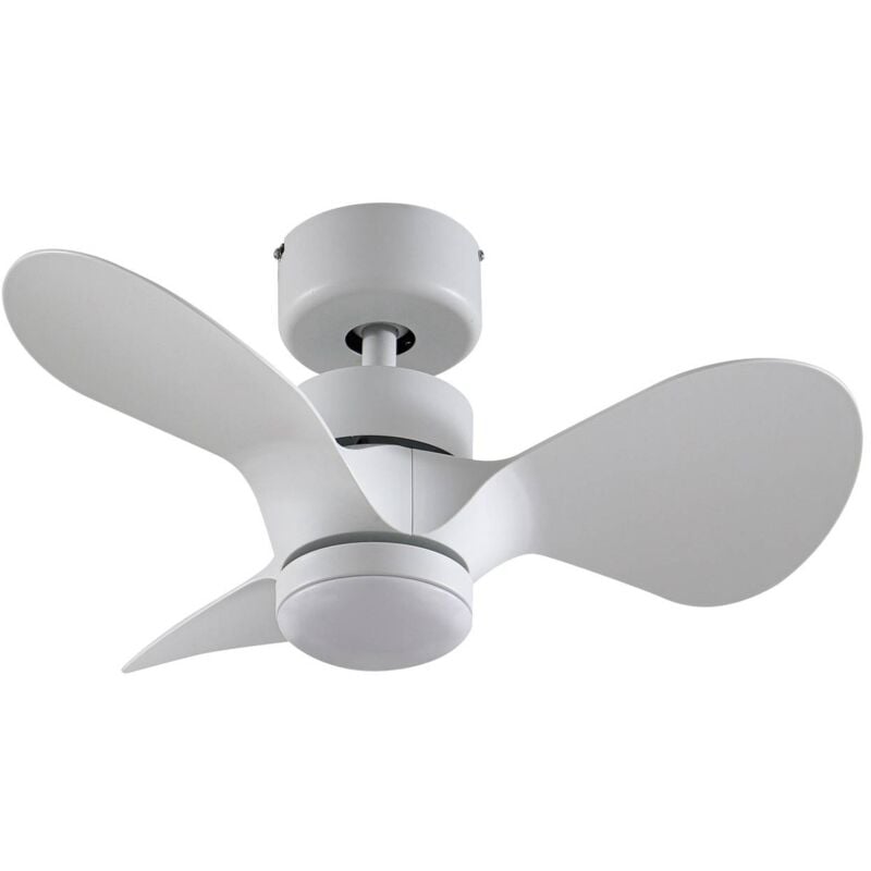 LED Ceiling Fans with Lightingdimmable 'Enon' made of Metal for Living Room & Dining Room