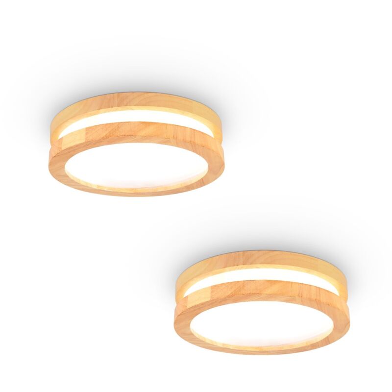 Image of LED Ceiling Light 20x20x6cm Lamp Circular&hellip;