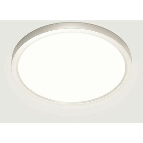 MUMU LED Ceiling Light 28W 4500K Ceiling Light Modern Neutral LED Ceiling Light for White Room Waterproof IP44 22cm Suitable for Bathroom Bedroom Kitchen Living Room Balcony Corridor [Energy Class A++]