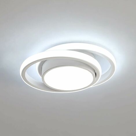 LED Ceiling Light 32W 6000K Round Flush Mount Modern White Ceiling Light Near Ceiling Lights for Bedroom Kitchen Dining Room Ceiling Lights (Cool White)