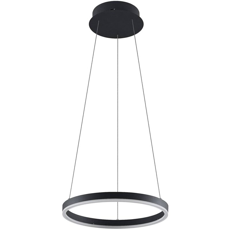 Arcchio - Ceiling Light Albiona dimmable (modern) in Black made of Metal for e.g. Kitchen (1 light source,) from black, white