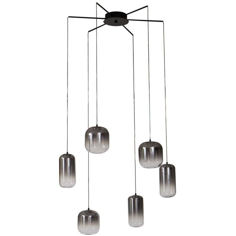 Lucande - Led Ceiling Light 'avelina' Made Of Glass For Living Room & Dining Room