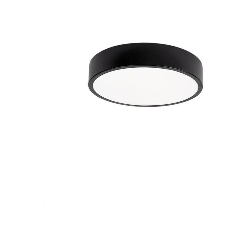 Spot Saillie LED 18W rond ∅250mm Noir - Blanc Naturel 4500K