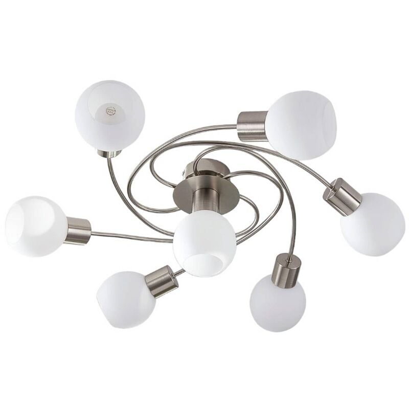 Lindby - Ceiling Lightdimmable 'Ciala' made of Glass for Living Room & Dining Room