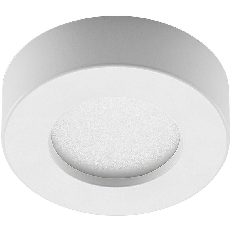 Prios - Ceiling Light Edwina Dimmable (Modern) In White Made Of Aluminium For E.G. Bathroom (1 Light Source,) From White
