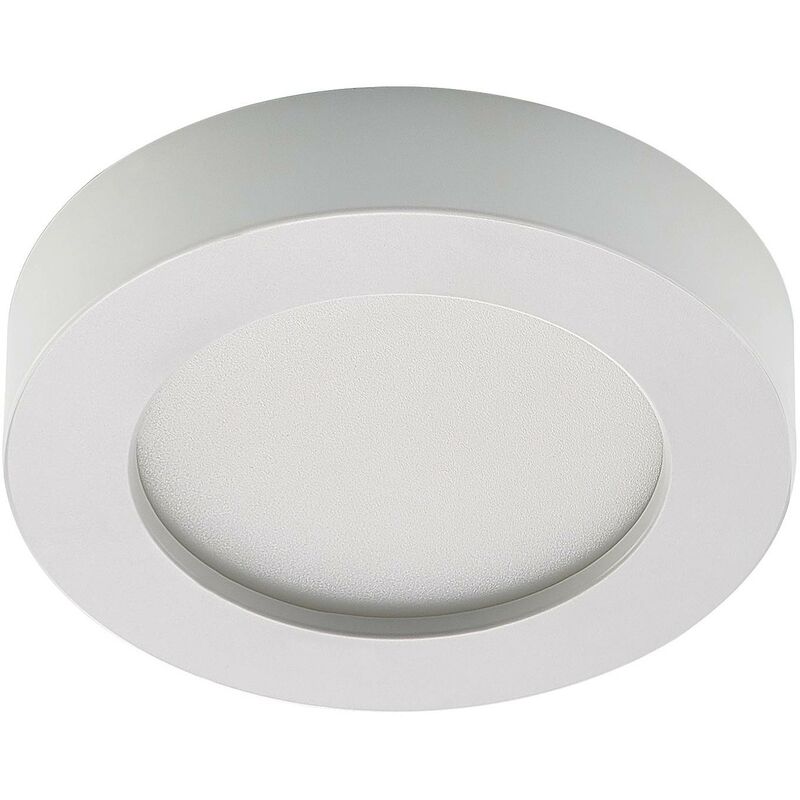 Ceiling Light Edwina Dimmable (Modern) In White Made Of Aluminium For E.G. Bathroom (1 Light Source,) From Prios - White