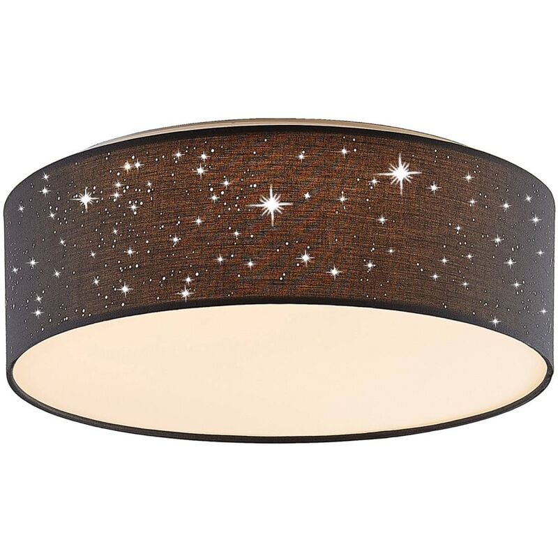 Led Ceiling Light 'Ellamina' made of Textile for Living Room & Dining Room