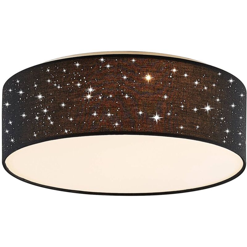 LED Ceiling Light 'Ellamina' made of Textile for Living Room & Dining Room