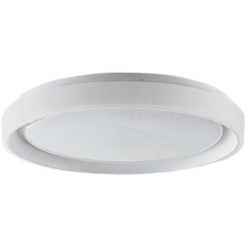 Lindby - Ceiling Light Faustina dimmable (modern) in White made of Plastic for e.g. Living Room & Dining Room (1 light source,) from white
