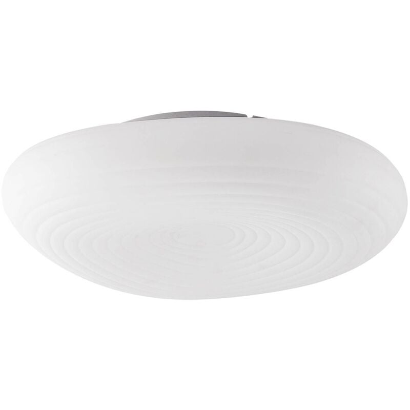 Lindby - Ceiling Light Iliyah (modern) in White made of Plastic for e.g. Living Room & Dining Room (1 light source,) from white