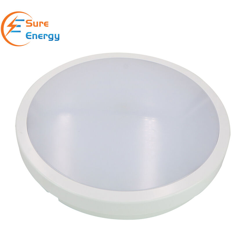 LED Ceiling Light IP54 Waterproof, 24W with Microwave Sensor, 2200lm, Neutral White 4000K, Flush Mount, Round LED Ceiling Light for Bathroom,