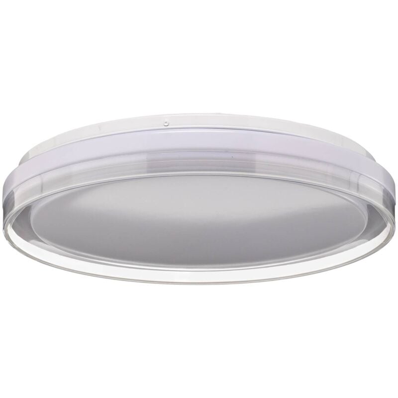 Lindby - Ceiling Light Jalani dimmable (modern) in White made of Plastic for e.g. Living Room & Dining Room (1 light source,) from white