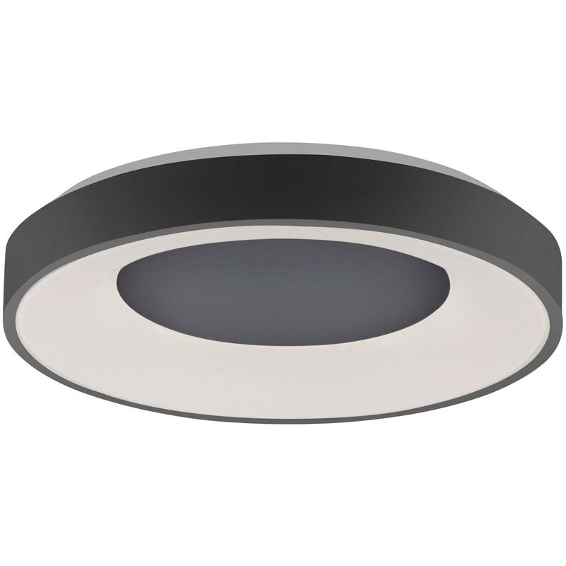 Ceiling Light Naraika dimmable (modern) in Black made of Metal for e.g. Living Room & Dining Room (1 light source,) from Lindby anthracite, white