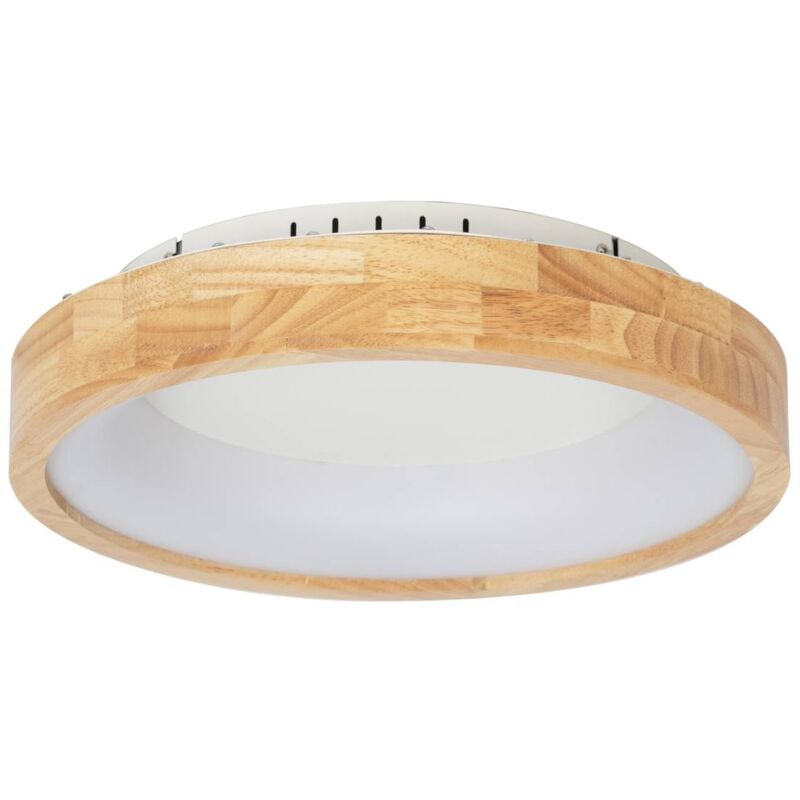 Led Ceiling Light 'Samvel' made of Wood for Living Room & Dining Room