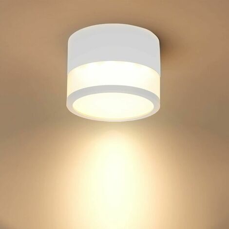 LED Ceiling Light Spot 1pc 12W 3000K Round White White Warm Ceiling Light Living Room Aluminum Ø10cm 230V Light Spotlight for Hallway Bedroom Dining Room Kitchen