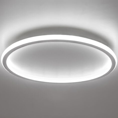 Led Ceiling Light White, Φ30CM Round Ceiling Lamp Minimalist Modern Ceiling Light For Kitchen, Hallway, Office, Porch Cold White