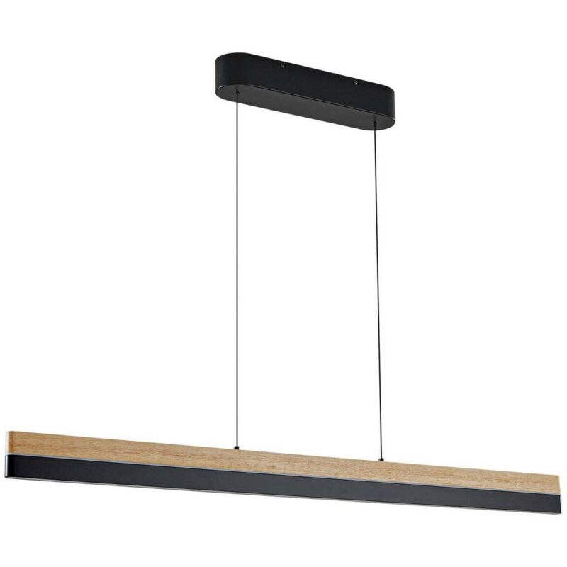 Lucande Led Ceiling Lightdimmable 'holven' Made Of Wood For Living Room & Dining Room
