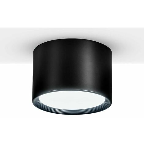 LED Ceiling Spotlight Black Warm White 6000K 12W Ceiling Light Living Room Dining Room Kitchen Corridor Bedroom 8.5CM
