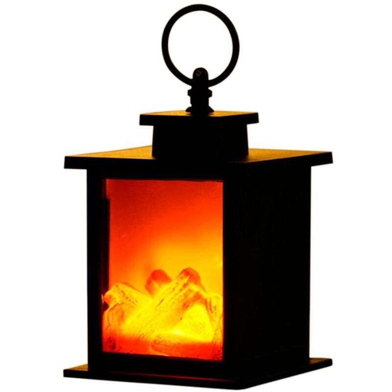

LED Chimenea Lampara Luz Linterna decorativa Iluminacion Realista en movimiento Efecto de llama Platos de mesa Sin llama Decoracion para colgar o