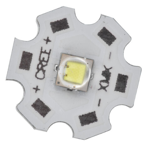 LED Chip Lumière - Plaque LED 10W avec dissipateur thermique aluminium, couleur chaude 3000K, 900lm pour projecteurs et lampes DIY