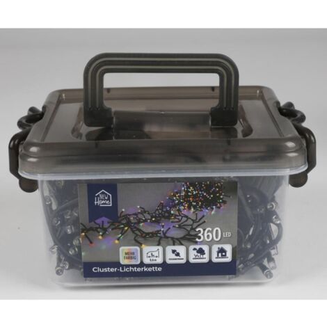 LED Cluster Lichterkette Bunt Außenbeleuchtung Innenlampen Dekoration Garten