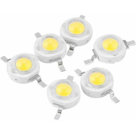 LED Cob élèvent des puces de Diode électroluminescente à spectre complet, plante à spectre complet, élève la lumière 1W, perle de LED pour la lampe de culture (Blanc pur 6000K)