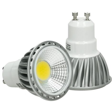 LED COB GU10 Lampe Spot lampe à économie Spotlight 6W Dimmable blanc froid