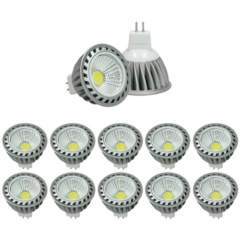 LED COB place lampe MR16 Spot ampoule blanche lumière 4W neutre Set 10-er