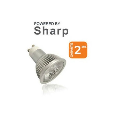LED COB SHARP 6W GU10 230V 38° ? 3000/4000K STEP CCT AEROSPOT 550610