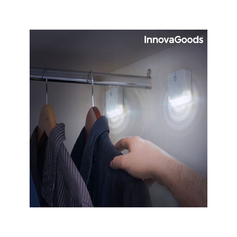 

LED con Sensor de Movimiento InnovaGoods (Pack de 2)