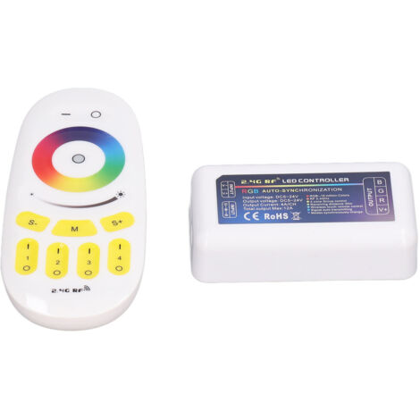 LED Controller DC524V 2.4G Quad Group Touch LED Strip Light Strip RGB Controller Compatible with MILIGHT