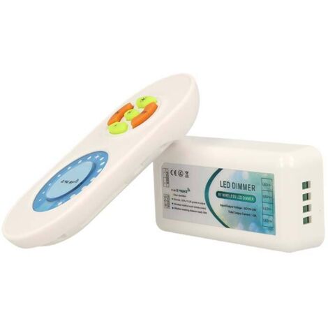 Led Controller Dimmer Mono Colore Canale RF Wireless 2,4G Telecomando Touch 12V 24V 12A