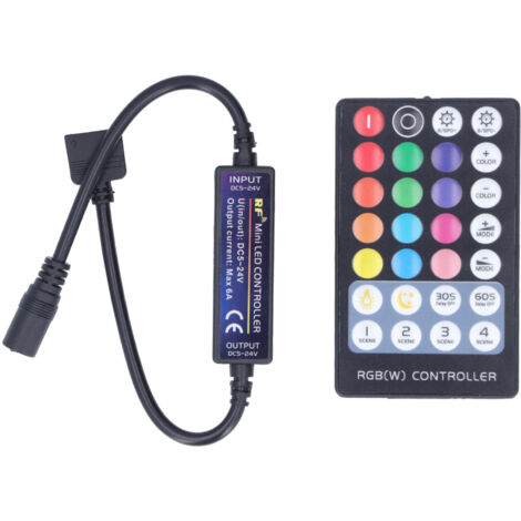 LED Controller RF Mini RGBW LED USB Lamp Strip Full Touch Remote Transmission Ultra Thin Controller