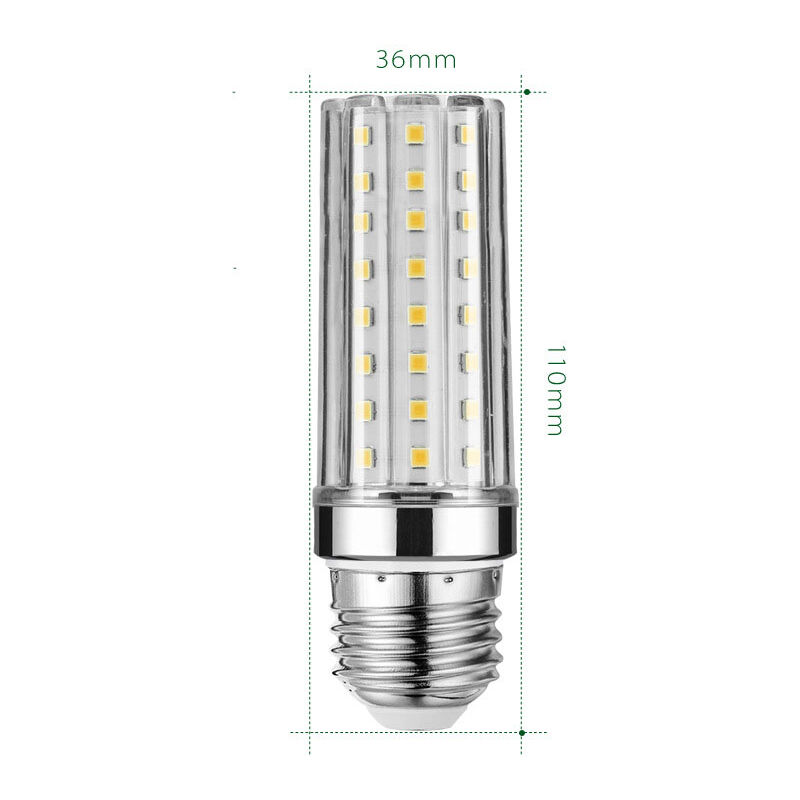 Led Corn Bulb 3000k Warm Light E27 Screw Bulb, 3 Pack 24W