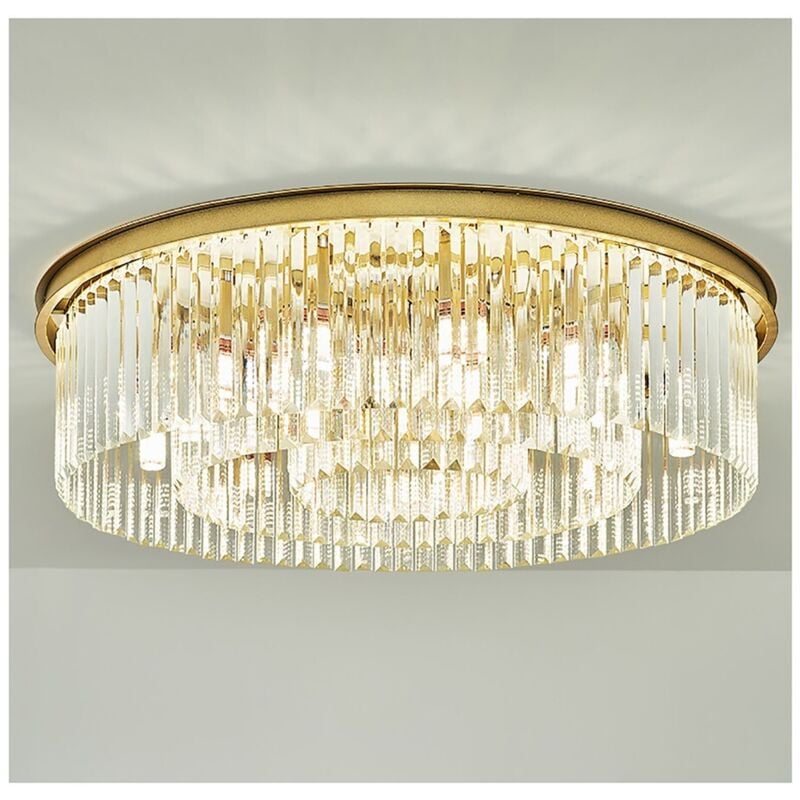 Senderpick - led cristal lustre plafonnier lampe de plafond éclairage salon