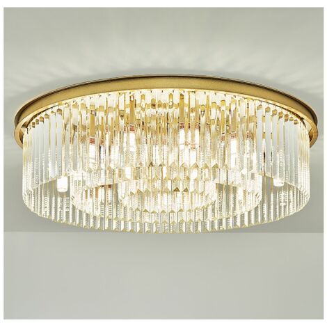 LED cristal lustre plafonnier lampe de plafond éclairage salon