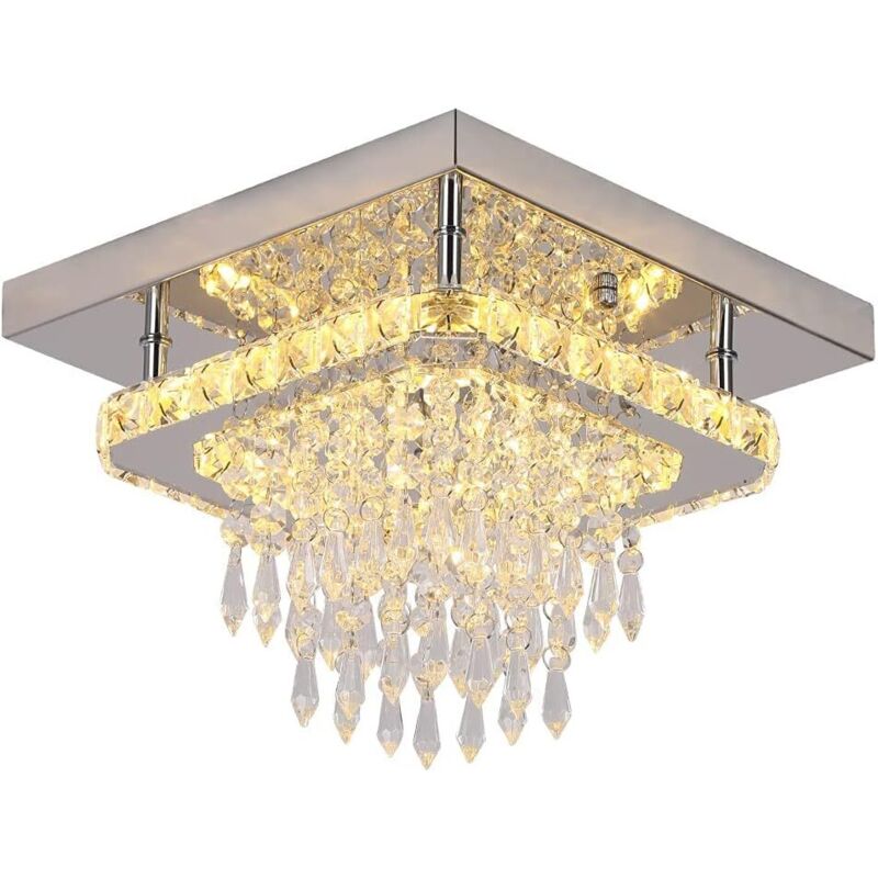 LED Cristal Plafonnier Lampe De Plafond Moderne Lustre Suspension Lampe Suspendue pour Salon Cuisine Chambre Salle À Manger Éclairage Décoration