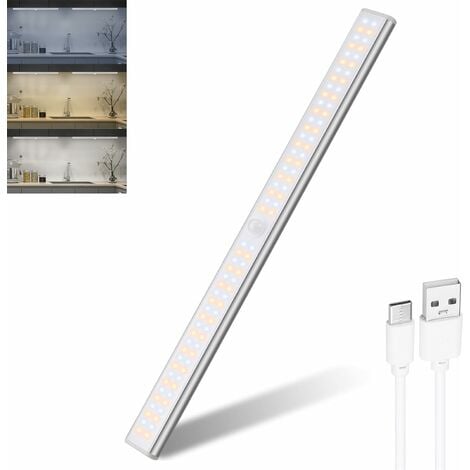 Sebson® lampe sous meuble cuisine 80cm, lampe reglette led 12w