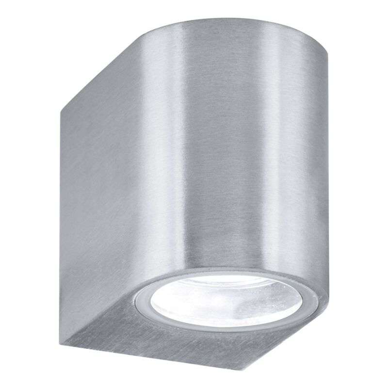 Searchlight - Outdoor - 1 luz de pared para exterior plateado satinado IP44, GU10