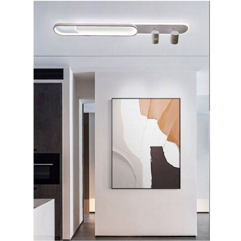 Trade Shop - led deckenleuchte 50W 2 strahler einstellbares licht 6500K 4000K PN-22B -