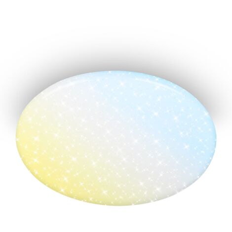 LED Deckenlampe Deckenleuchte Dimmbar Fernbedienung CCT Wohnzimmer Ultra hell