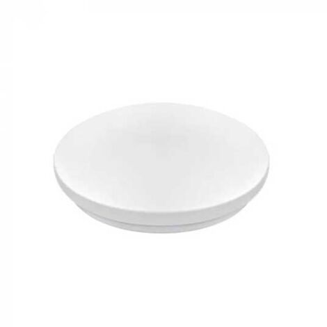 LED Deckenlampe Deckenleuchte Flurlampe Wohnzimmerleuchte, Metall Kunststoff weiß rund, 20W 1500lm 4000K neutralweiß, D 28 cm