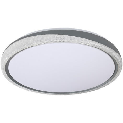 LED Deckenleuchte 144W 11520lm 3000-6000K 50cm Grau Dimmbar Charro Serie