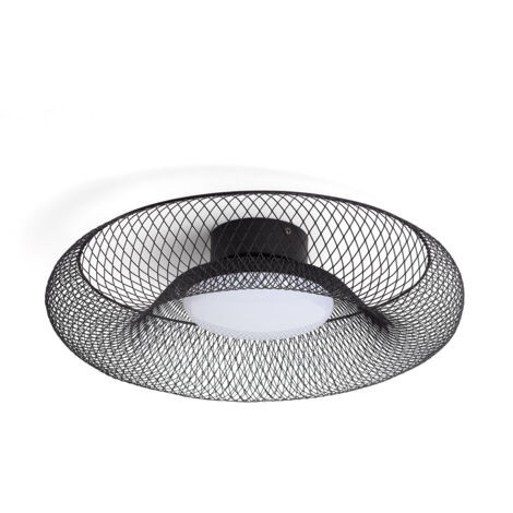 LED-Deckenleuchte 18W Metall CCT Wählbar Zeiryn M Schwarz