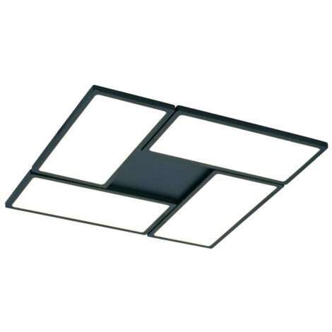 LED-Deckenleuchte 60W, 3000K dimmbar NEU ODER schwarz CRISTALRECORD 26-884-60-180