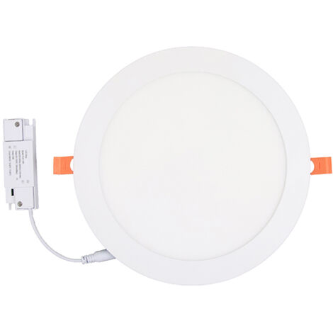 LED-Deckenleuchte Aluminium Weiß SLIMY CCT Verstellbar 300mm - 24W