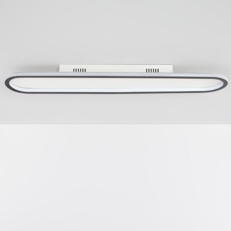 LED-Deckenleuchte aus Aluminium 35W Black Renoir Schwarz