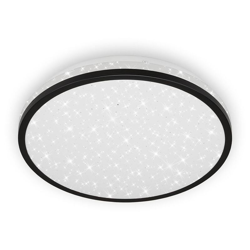 Led Badleuchte Sternendekor Kabelschalter 40w Schwarz Kunststoff Briloner