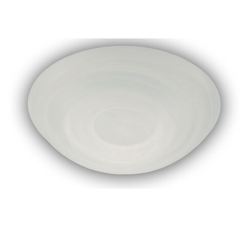 LED Deckenleuchte / Deckenschale rund, Glas Alabaster, Ø 25cm