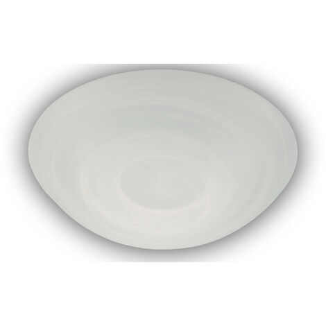 LED Deckenleuchte  Deckenschale rund, Glas Alabaster, Ø 35cm